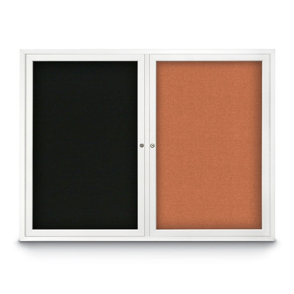 Corkboard, 60"x36", Buff/Satin